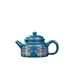 Ấm Tử Sa Tỉnh Lan Vẽ Pháp Lam Tử Chu Nê TL009 dung tích 220ml