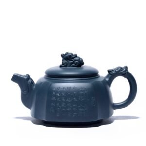 Ấm Tử Sa Tứ Phương Long Tôn Thiên Thanh Nê TP008 dung tích 300ml