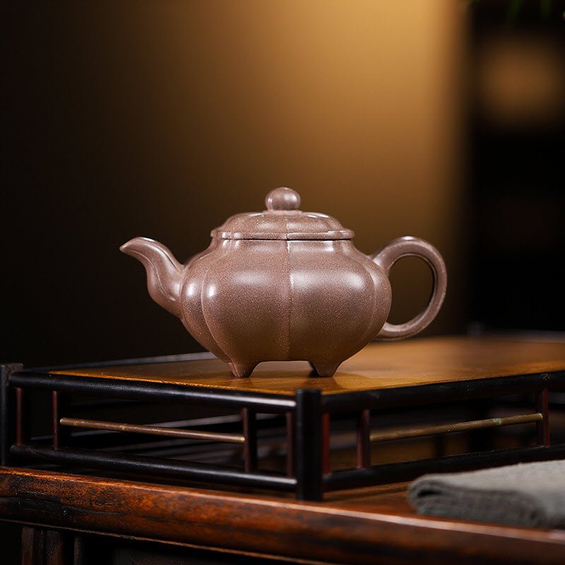 Ấm Tử Sa Tứ Phương Truyền Lư Cân Văn TP009 dung tích 290ml - Ảnh 2